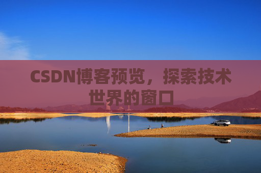 CSDN博客预览,探索技术世界的窗口